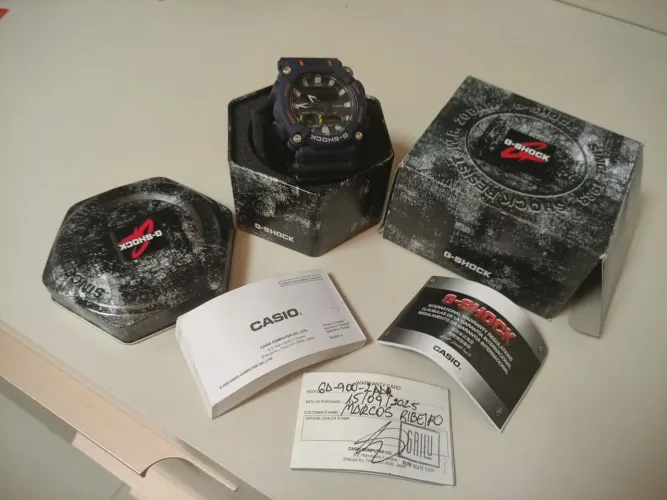 Relógio Casio G-shock Ga-900 2adr azul original