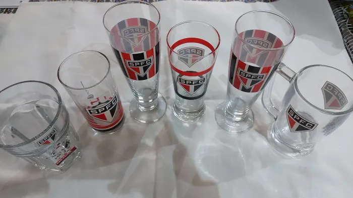 Copos e caneca do São Paulo - Colecionador