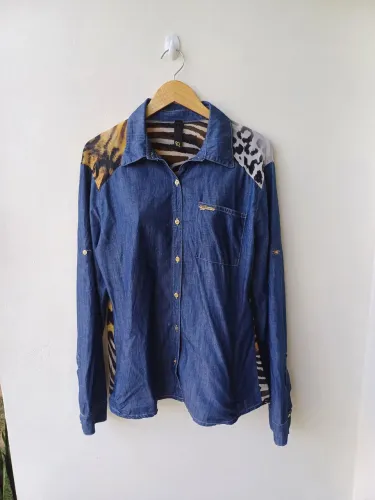 Camisa Jeans Bana Bana tam gg