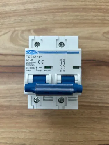 Disjuntor para Trilhos Din Tomzn Tob1z-125 100a CC