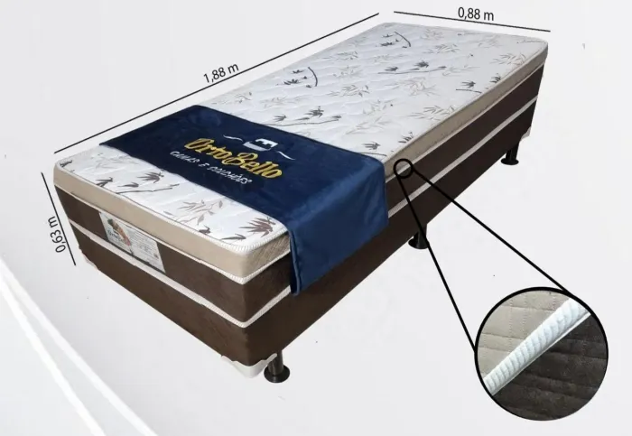 Cama Box Solteiro D33 - Entrega Rápida