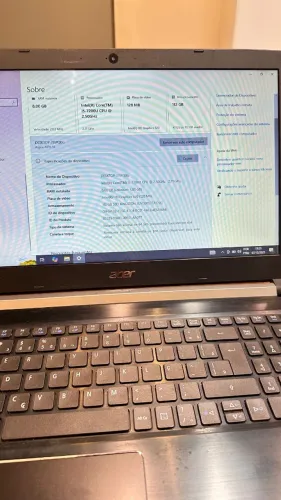 Notebook Acer aspire 5