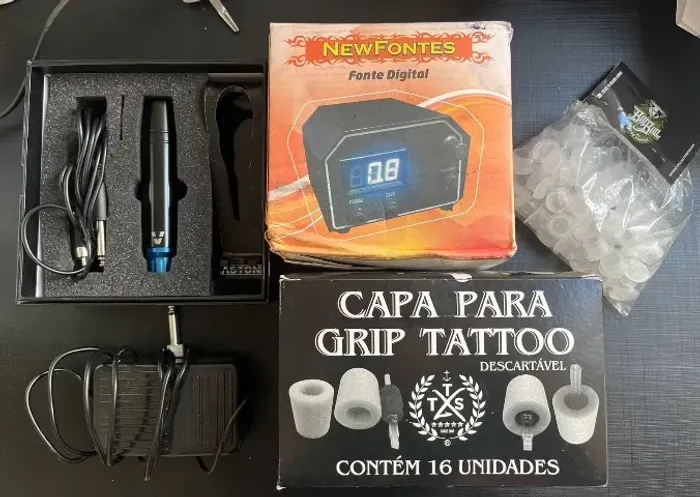 MÁQUINA PARA TATUAGEM + KIT