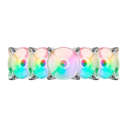 Promoção!!! Kit Com 5 Ventoinhas ARGB!!! Com Controladora!!! Produto Novo!!