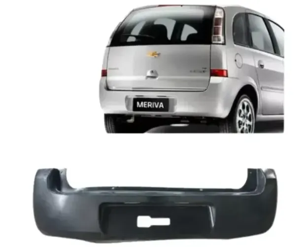 Parachoque Meriva 2002 a 2012 Traseiro