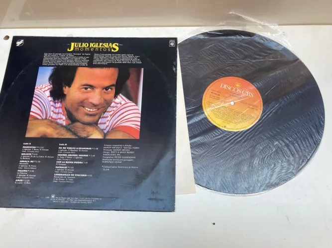 Disco de Vinil Julio Iglesias - Momentos