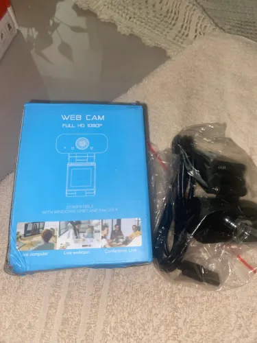 Full Hd 1080p Webcam Microfone Visão Computador Câmera Cor Preto