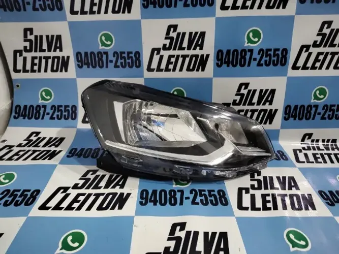 farol direito gol 2016 2017 2018 gol g7 foco simples friso cromado novo importado