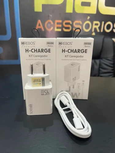  Carregador Hrebos Original H-Charge 45W - Branco
