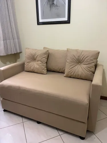 Sofá cama 1.50m compacto !! PAGUE NA ENTREGA, para ambientes menores.