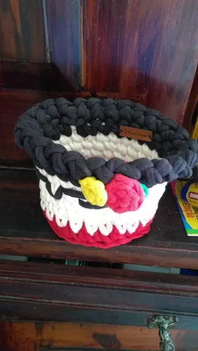 Cesta Decorativa Artesanal