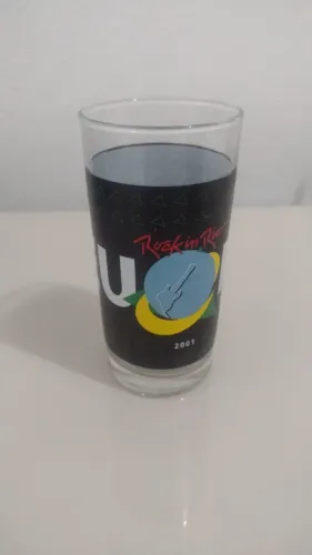Copo Rock in Rio 2001 Raridade Colecionador