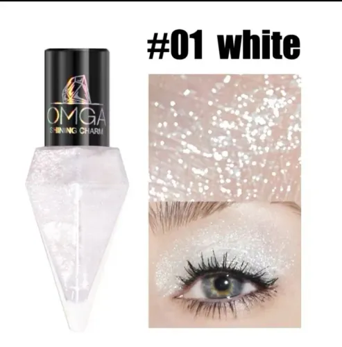 Kit com 3 sombras líquidas com glitter