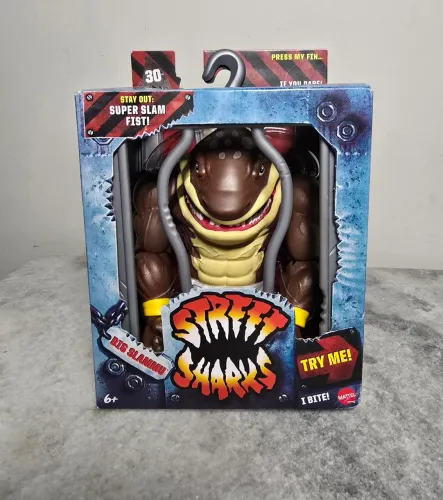 Street Sharks Mattel 30 years Big Slammu lacrado