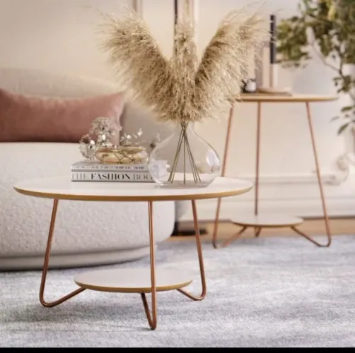 Mesa de centro off white