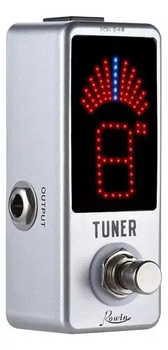 Pedal Afinador De Guitarra Tuner Cromático Rowin Lt-910