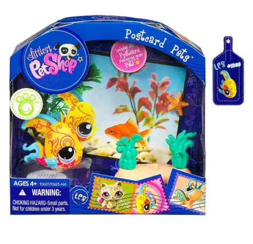 Littlest?Pet?Shop Angelfish Postcard?Pet #1355 