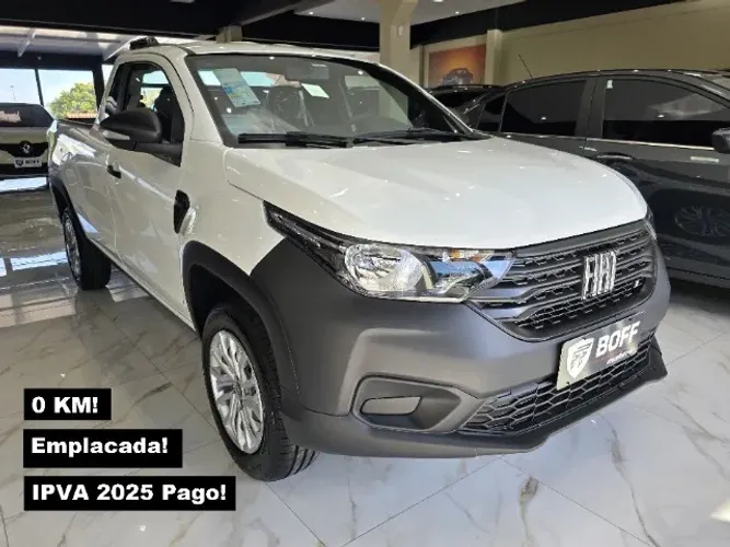 Fiat Strada Endurance 1.3 Flex 8V CS 2026 + IPVA 25 e Emplacamento Grátis!