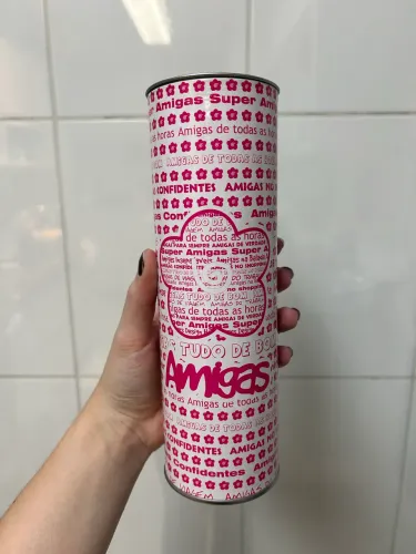 TAÇA DE VIDRO | AMIGAS | PRESENTE | NOVO