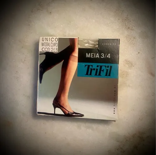 Meia 3/4 Trifil Natural Claro Cor 263 - 20 Denier