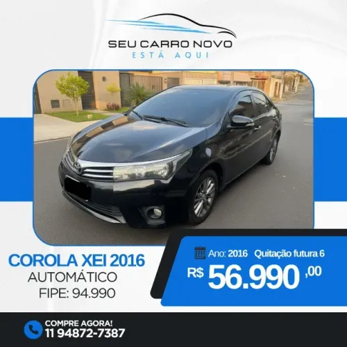 Toyota Corolla XEI 2.0 Flex 16V Aut. 2017