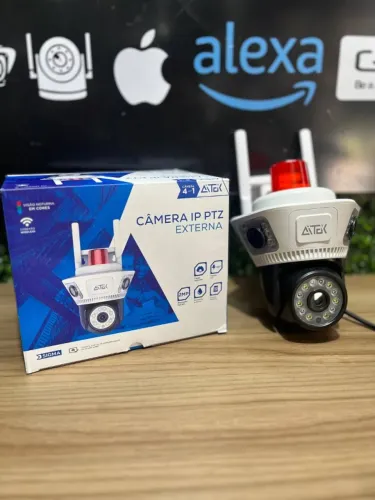 Câmera de Segurança IP Wifi Externa 3 em 1 AiTeK