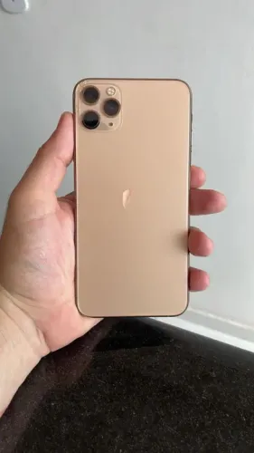 iPhone 11 Pro Max Gold - impecável 100%