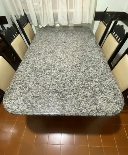 Tampão para mesa em pedra de granito 