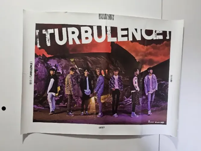 Pôster Original Kpop GOT7 - Turbulence (2º Álbum)