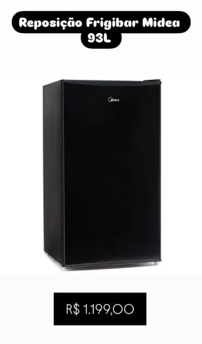 Frigobar Midea 93L - Novo