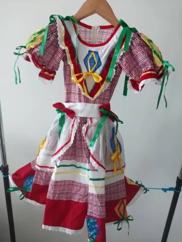 Vestido junino infantil