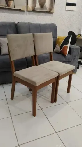 Cadeiras Fleet Vazadas Bege