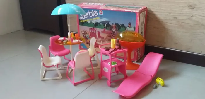 Barbie playset churrasco no Jardim estrela