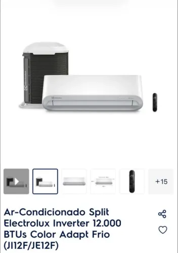 Ar condicionado Eletrolux inverter 12.000Btus