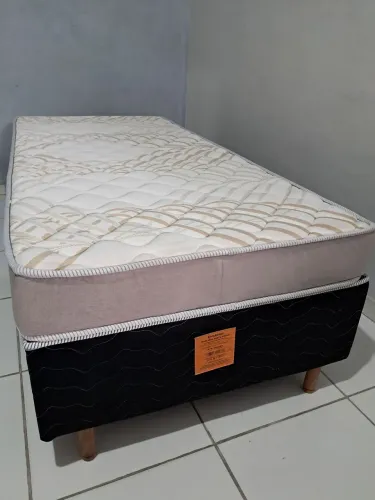 CAMA BOX DE SOLTEIRO 