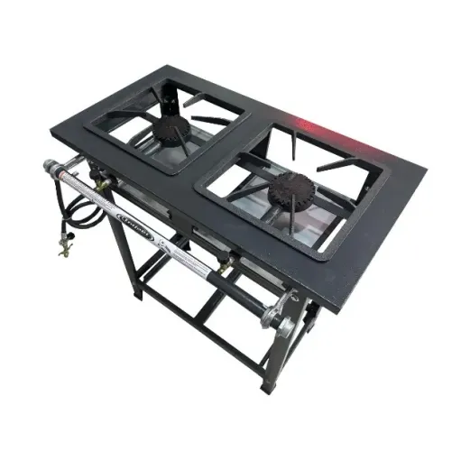 Fogão Industrial 2 Bocas Itajobi Alta Pressão + Kit Mangueira Perfil 7 Reforçado