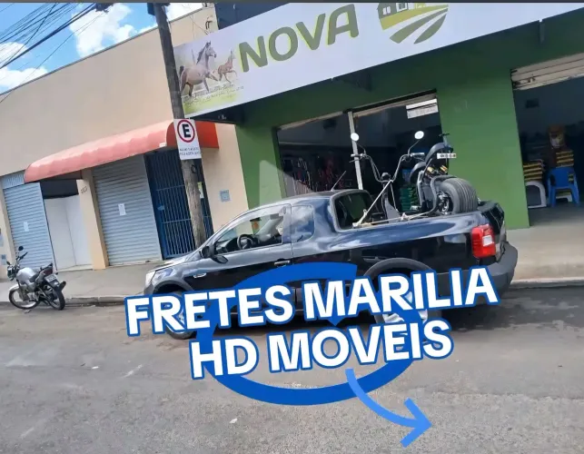 Frete em marilia apartar de 50$