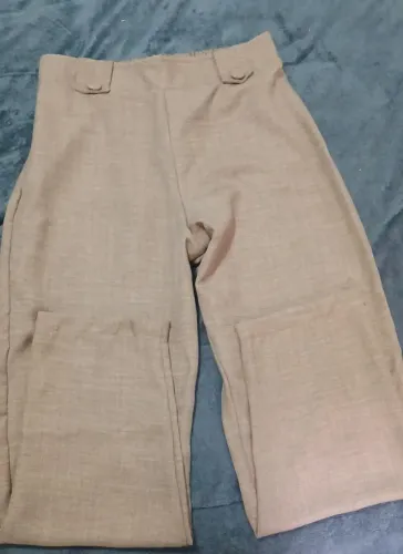 calça social lanna fioli bege g