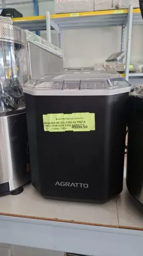 MÁQUINA DE GELO 12KG AGRATTO