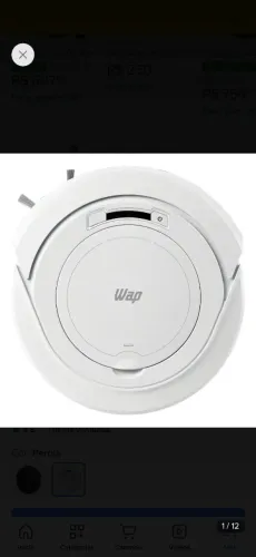 Robô Aspirador de Pó WAP ROBOT W90 PÉROLA Automático 