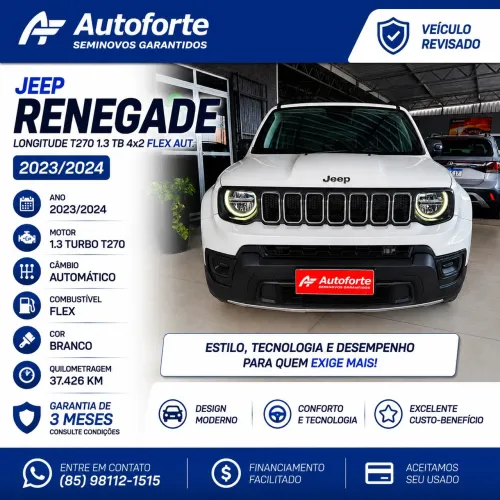 Jeep Renegade Long. T270 1.3 TB 4X2 Flex Aut. 2024