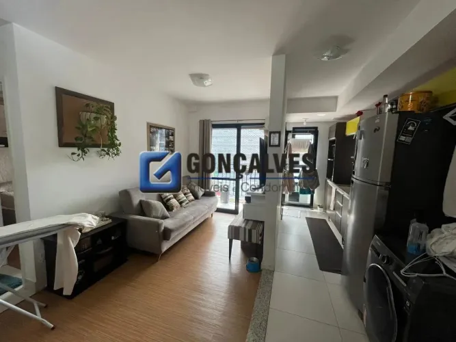 Apartamento 1 Quarto com Varanda no Campestre, Santo André Venda