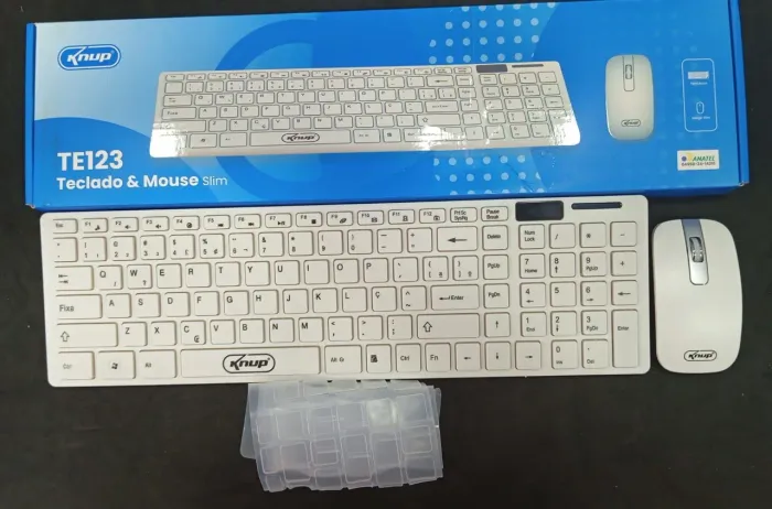 Kit teclado e mouse sem fio