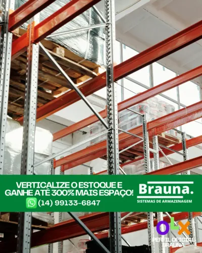 Porta Paletes para Câmara Fria Brauna - Resistência e Segurança