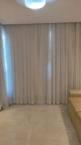 3 Cortinas Prega Wave - Trilho Suíço