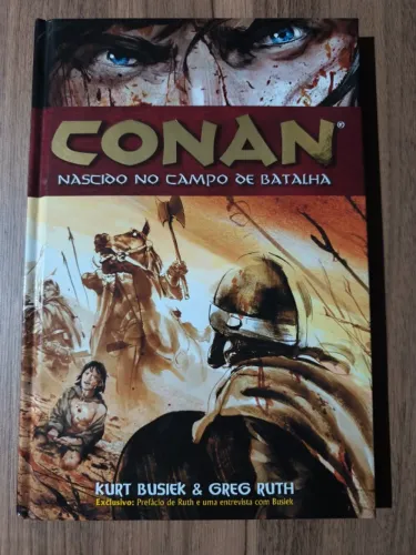Conan Nascido no campo de batalhas HQ Capa Dura Panini