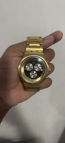Relógio Swatch cara preta