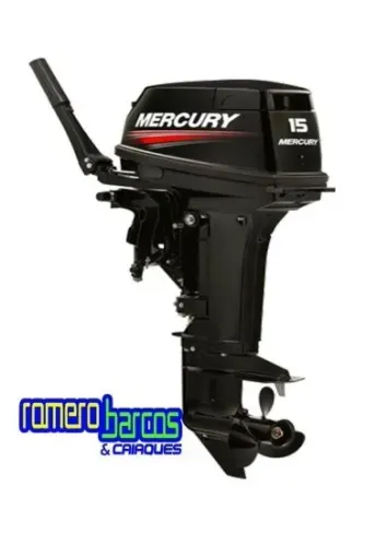 MERCURY 15 HP SUPER MOTOR DE POPA NA CAIXA 