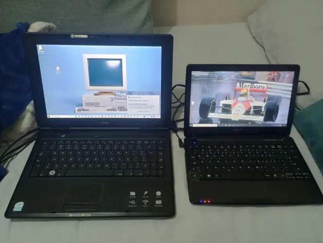 1 Notebook CCE e 1 Netbook Acer