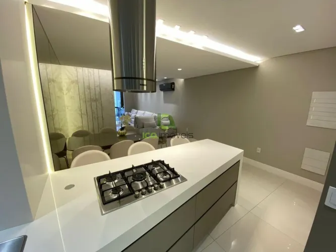 Apartamento todo mobiliado para venda no Kobrasol porteira fechada, 3 suítes, mobiliado, a